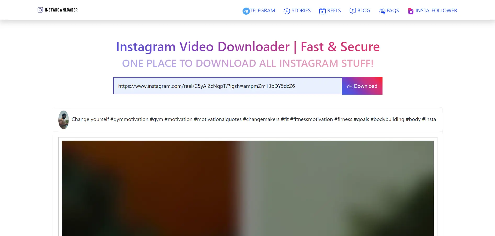 download instagram video or photo